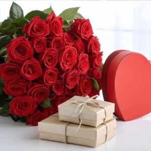 Chocolate and Rose Gift Box